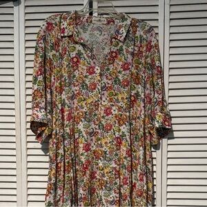 NATURAL LIFE  Rebecca midi dress. Worn once. 3/4 length sleeves